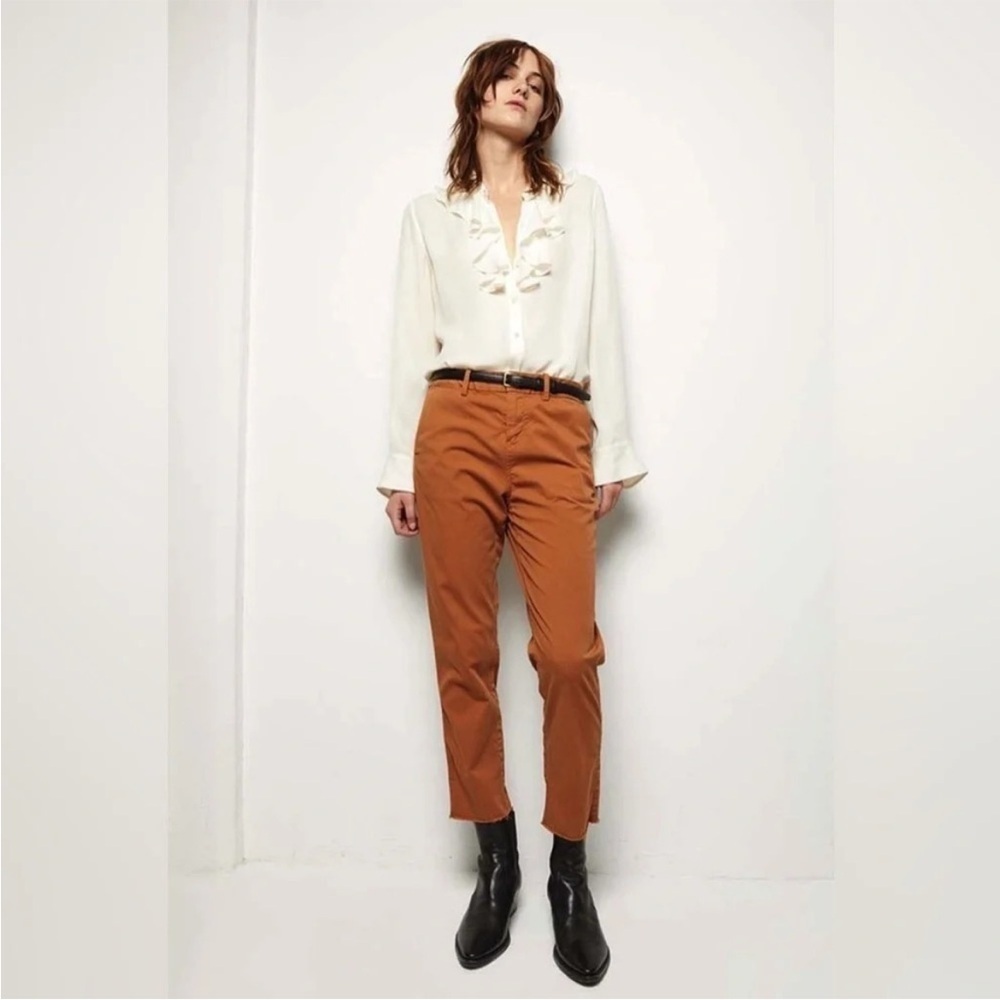 Nili Lotan Montauk Cropped Pant in Whiskey - Size 4